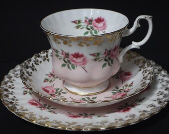 Royal Albert Bridesmaide tea cup,  saucer and plate.