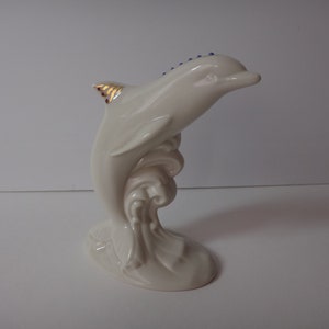 Vintage 1993 Lenox China Jewels Collection Frolicking Dolphin Figurine