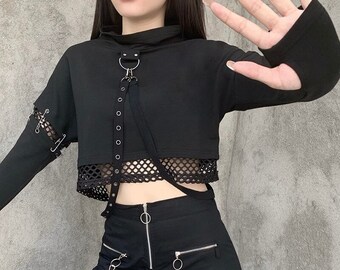 long sleeve crop jacket