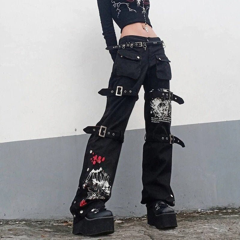 black pants goth