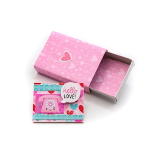 Handmade Matchbox Love Card