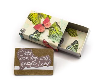 Handmade Inspirational Matchbox Card