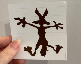 thumbnail image 2 of Coyote Skateboarding Pizza Sticker – Waterproof Vinyl – Sticker Dynasty 2 of 4