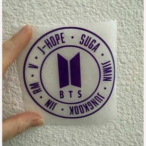BTS ステッカー　カーアクセサリー Btsの車用ステッカー - Etsy 日本