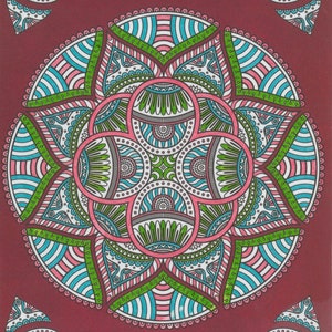 Pastel Mandala - Digital