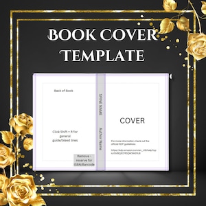 8 X 5 Book Cover Template KDP