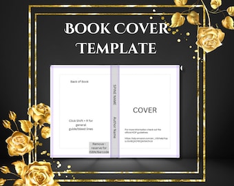 8 X 5 Book Cover Template KDP