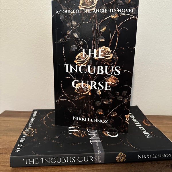 Signed Book Copy with bookmark - The Incubus Curse