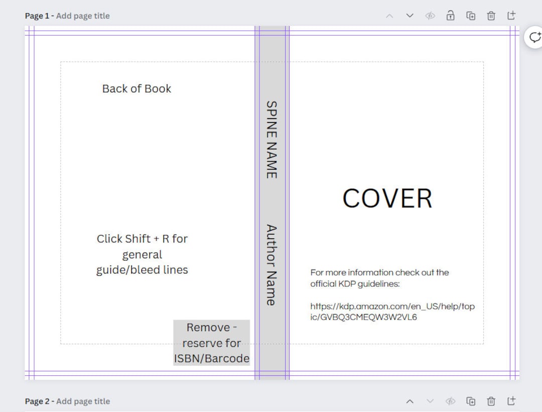 8 X 5 Book Cover Template KDP Etsy 8 X 5 Book Cover Template KDP Etsy