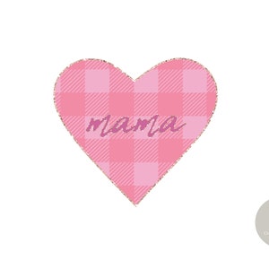 Mama Pink Buffalo Plaid PNG Sublimation Digital File