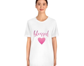 Blessed Pink Ombre Short Sleeve Tee