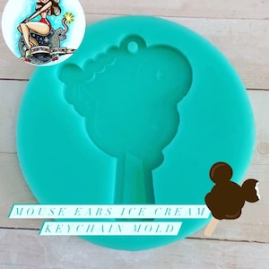 Mouse ice cream mold