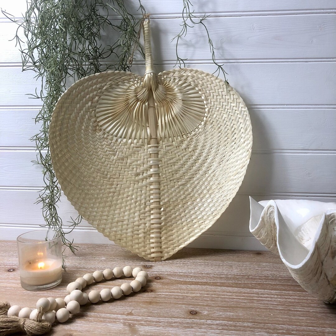 Bamboo Wall Fan Large Palm Leaf Fan Large Bamboo Fan Bamboo Wall