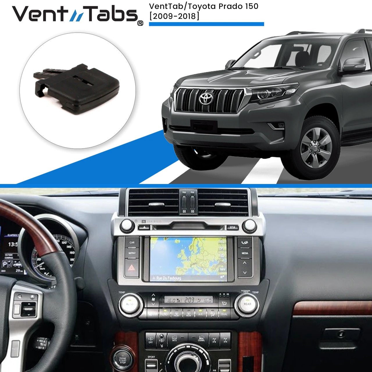 Vent Tabs / Toyota Prado 150 Kakadu 2009-2018 for AC Vent - Etsy Singapore