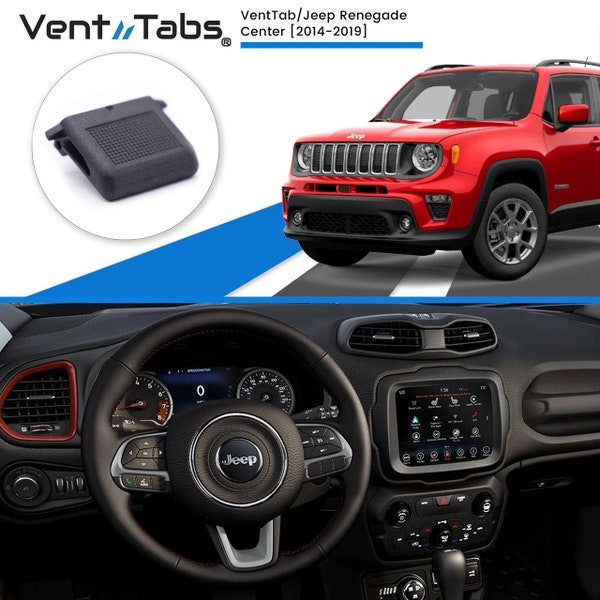 Vent Tabs  Center vent clip for Jeep Renegade - 2015-2019, to repair A/C Air vents