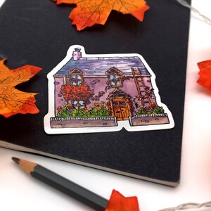 Witchy Cottage Series - 01 - Vinyl Sticker