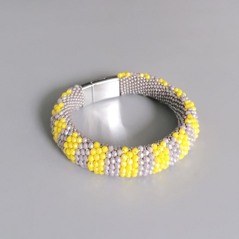 Bead Crochet Pattern Bead Bracelet Pattern Video Tutorial Etsy