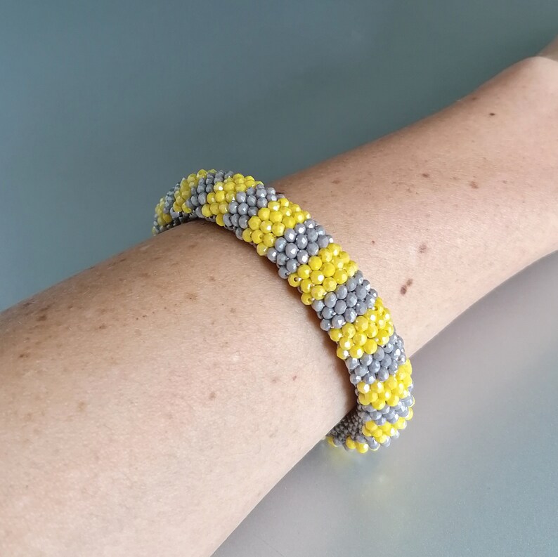 Bead Crochet Pattern Bead Bracelet Pattern Video Tutorial Etsy