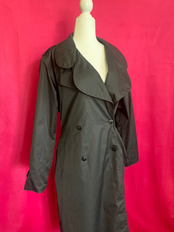 Vintage Norbert Nel black trench coat - image 5