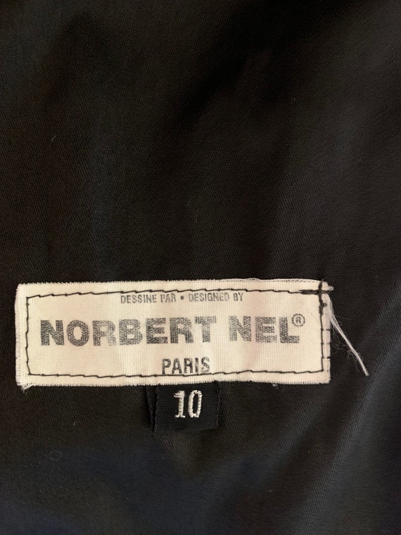 Vintage Norbert Nel black trench coat - image 2