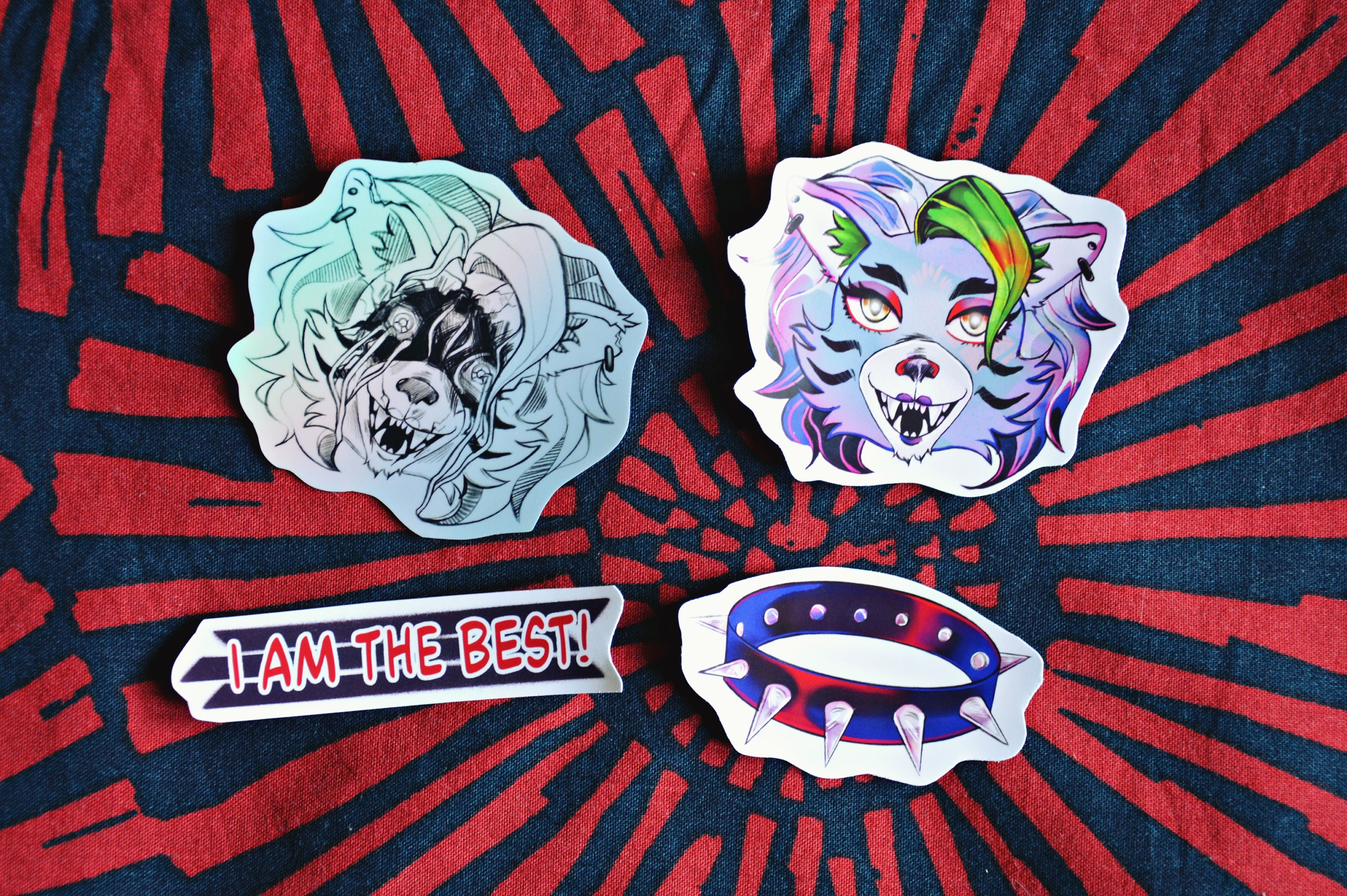 Roxy Stickers Roxanne Wolf Mascot of Roxy's Raceway - Etsy Canada