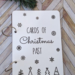 Christmas Card Keeper-Christmas Card Holder-Card Keeper-Memory Holder-Cards of Christmas Past