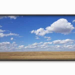 Samsung Frame TV Art Photography | Endless Wheat Fields | Instant Download | Saskatchewan, Canada | Art Print for Digital TV