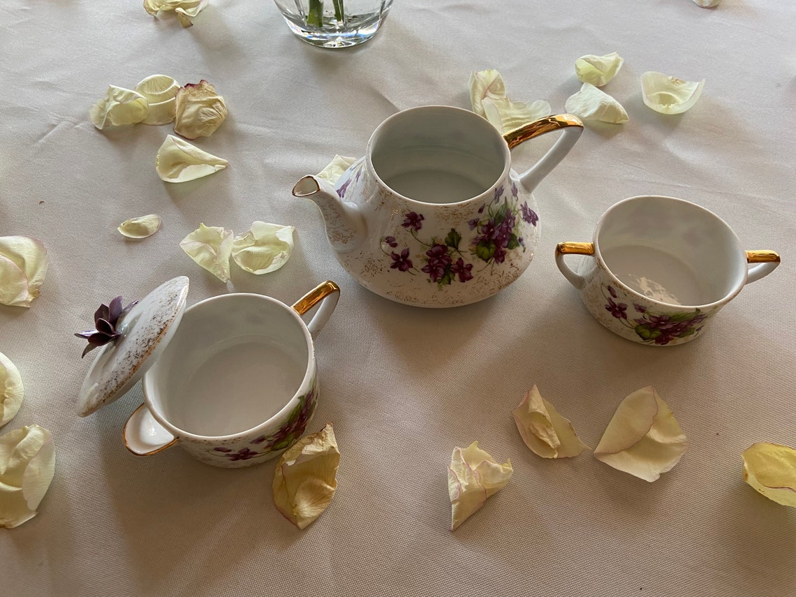 Lefton China Tea Set Etsy