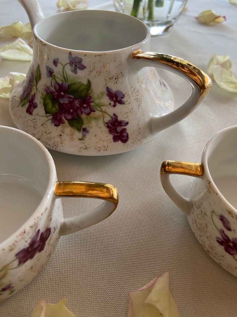 Lefton China Tea Set Etsy