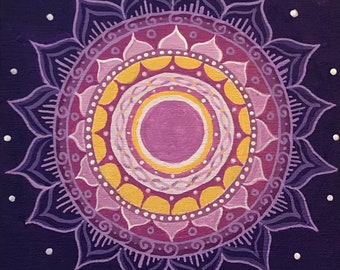 Purple Mini Mandala