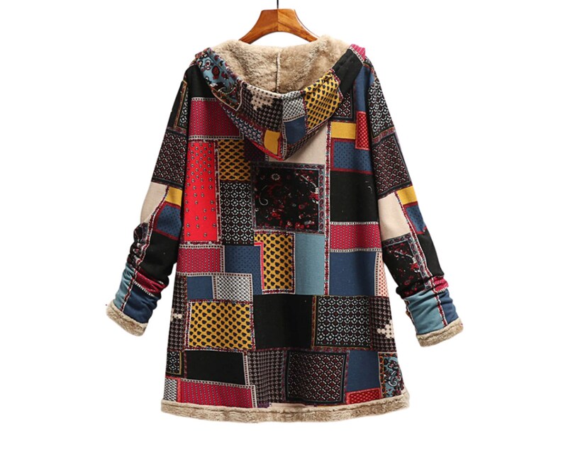 Feminine Vintage Coat Multi-pocket Winter Jacket Women - Etsy