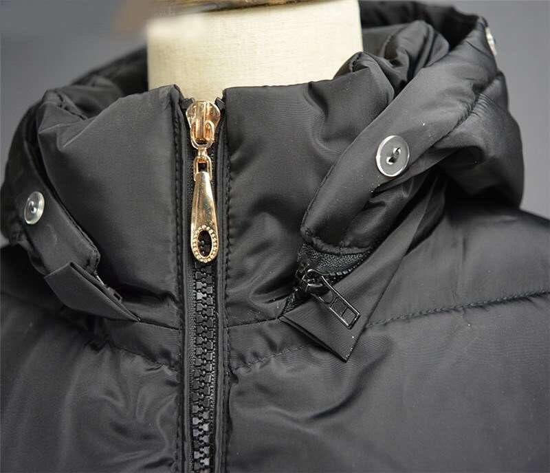 Cotton Padded Thick Big Fur Down Parkas Female Jacket Warm | Etsy