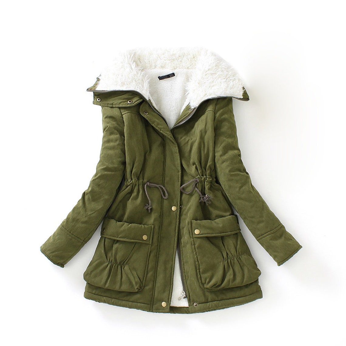 Women Winter Solid and Thick Warm Coat Parka Jacket Casual - Etsy