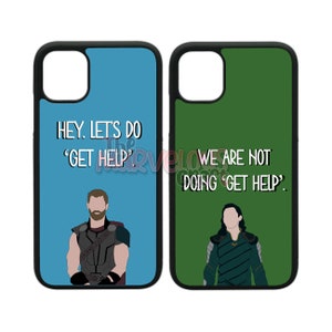 Thor Ragnorok 'Get Help' Duo Phone Case Pack  (iPhone & Samsung)