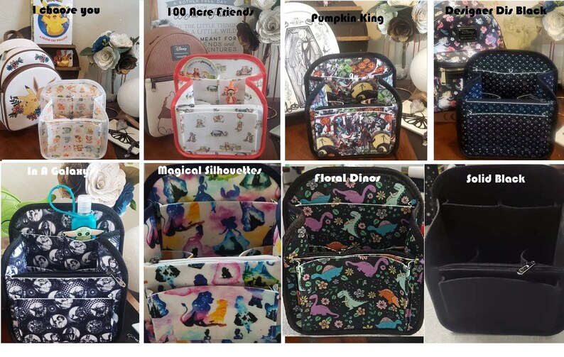 Mini Backpack Organizer Transferable Insert for Loungefly Etsy