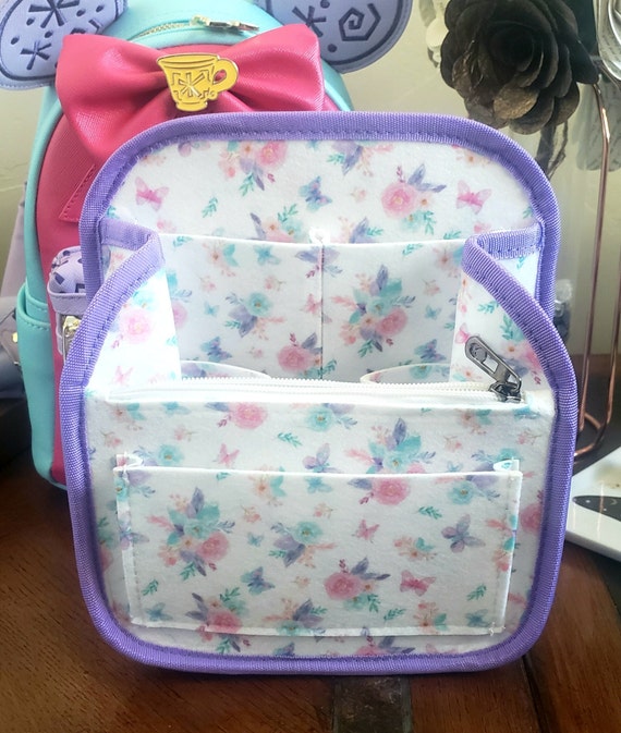insert for loungefly mini backpack Light-Up Organizer : Clothing, Shoes & Jewelry 19cmW x 24.1cmH x 10.1cmD This insert is an officially licensed Loungefly product. Mini Backpack Organizer Transferable Insert