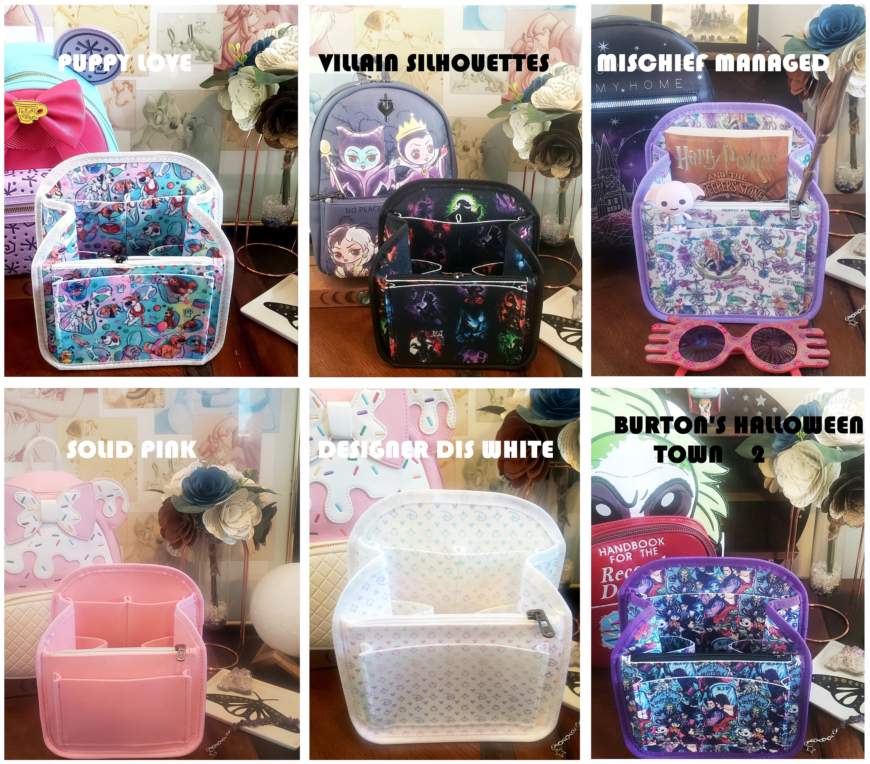 Mini Backpack Organizer Transferable Insert for Loungefly Accessory Storage  Gift - Etsy