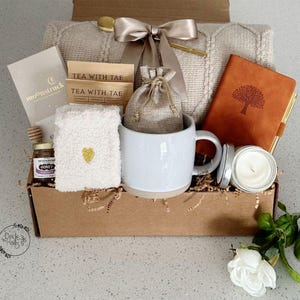 Caixa de presente de condolências, Pacote de cuidados com abraços, Pensando em você, Presente de luto, Caixa de presente Hygge com cobertor, Conforto, Presente de encorajamento