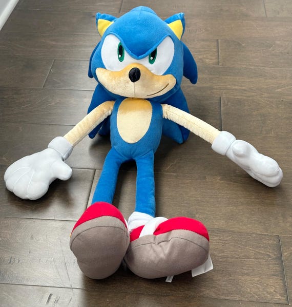 ソニックをテーマにした大きなギフトバスケット、男の子の誕生日