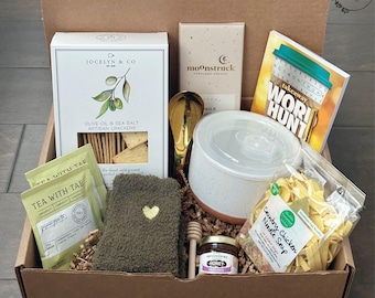 Regalo de pronta recuperación para mujer, caja de sopa, caja de hygge, regalo de recuperación quirúrgica, paquete de abrazos, comodidad, siéntete mejor pronto