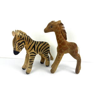 Vintage Steiff Zebra - Etsy
