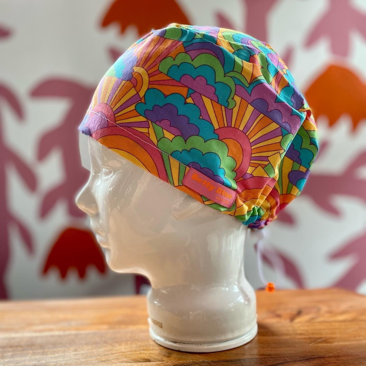Rainbow Scrub Cap | Etsy