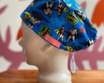 Batman Scrub Hat - Etsy Australia