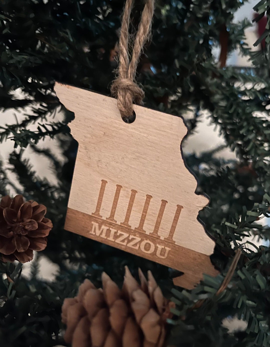 Univ of Missouri Ornament Etsy