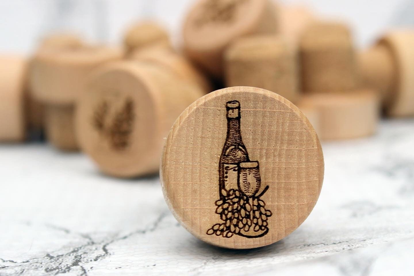 Customizable Wine Bottle Cork Stopper Top Etsy