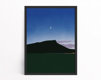 Illustration Poster - Arthur's Seat - A4 - A3 - A2