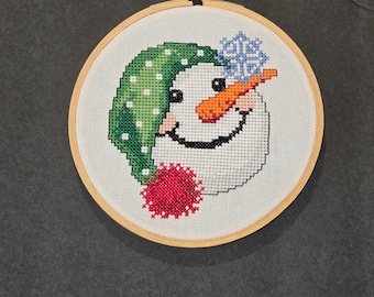 Snowman Stocking Cap