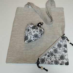 Foldable cotton tote bag - Shopping bag - Zero waste