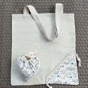 Foldable cotton tote bag - Shopping bag - Zero waste