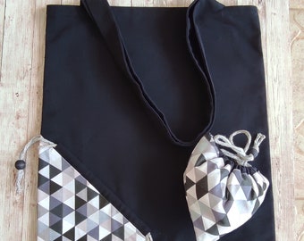 Foldable cotton tote bag - Shopping bag - Zero waste